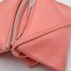 Céline Trio Coral Cuero de Cordero Liso
