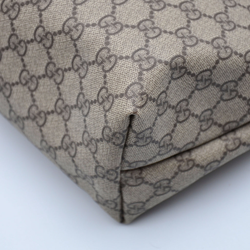 Gucci Gg Supreme Tote Zippé