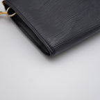 Pochette Louis Vuitton Accessoires Cuir Épi Noir