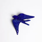 Set of 3 Large Swallows - Blue