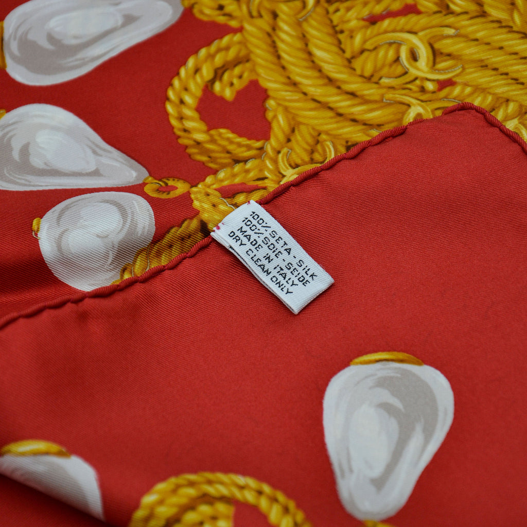 Vintage Chanel Chain & Pearl Scarf