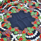 Chanel Large Floral & Pearl Print Shawl