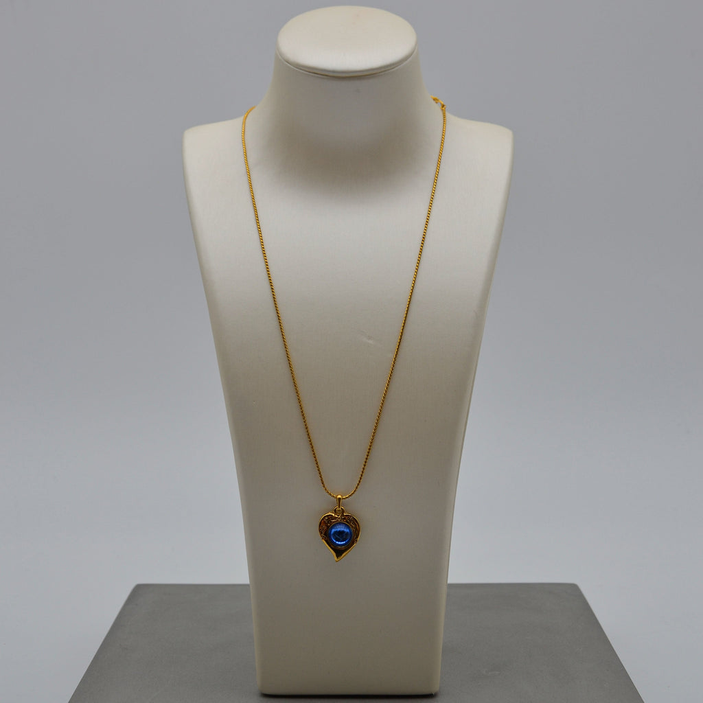 Yves Saint Laurent Collier Cœur Réversible Vintage