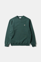 Sweatshirt Duck Patch Dk Green