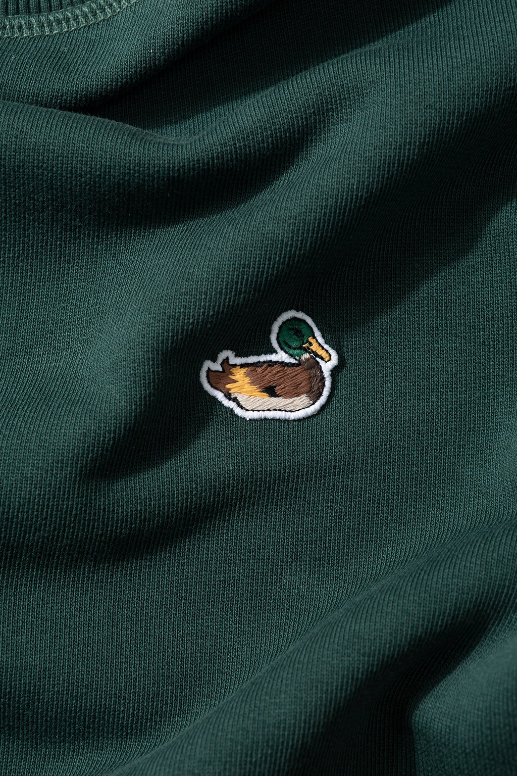 Sweatshirt Duck Patch Dk Green