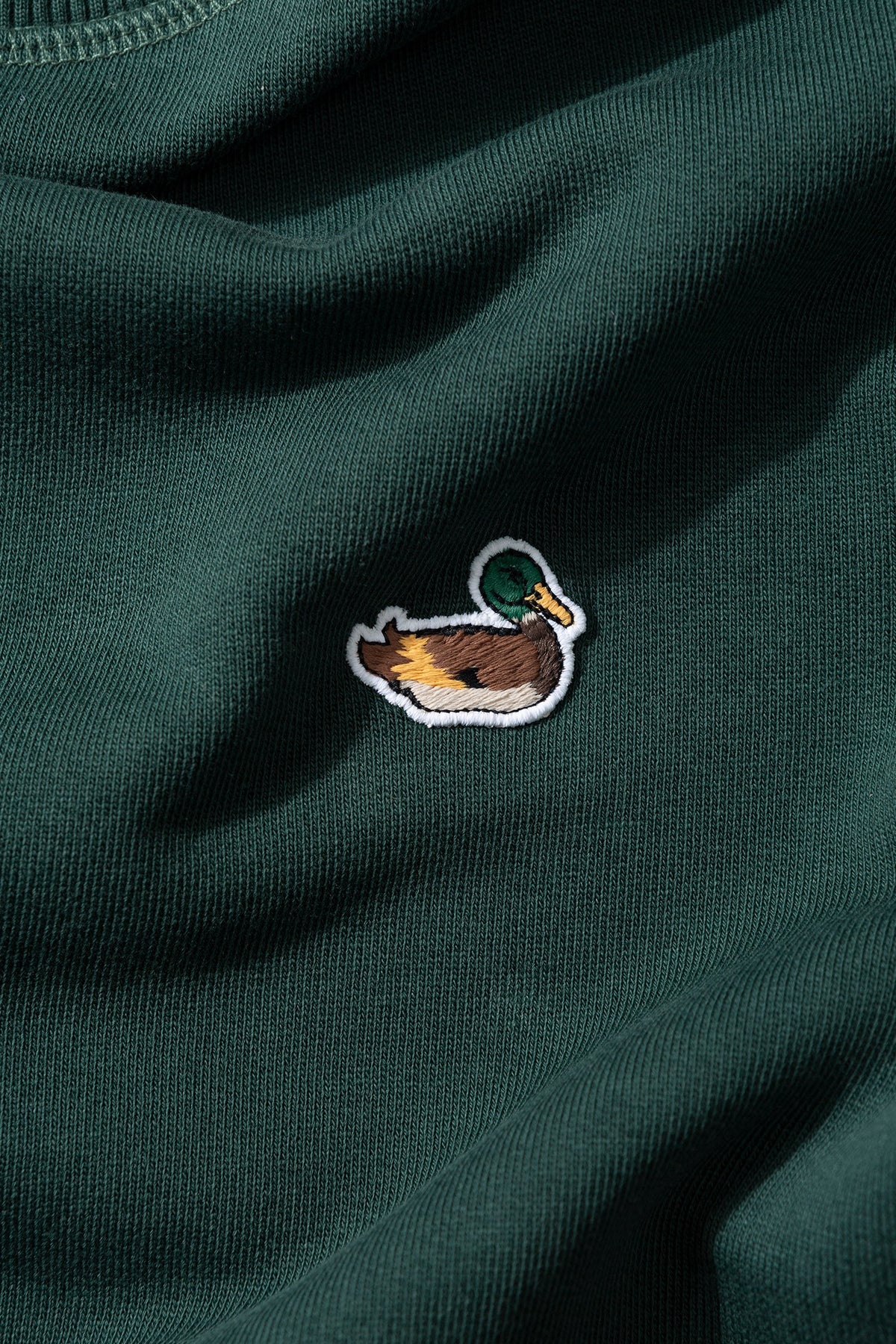 Sweatshirt Duck Patch Dk Green