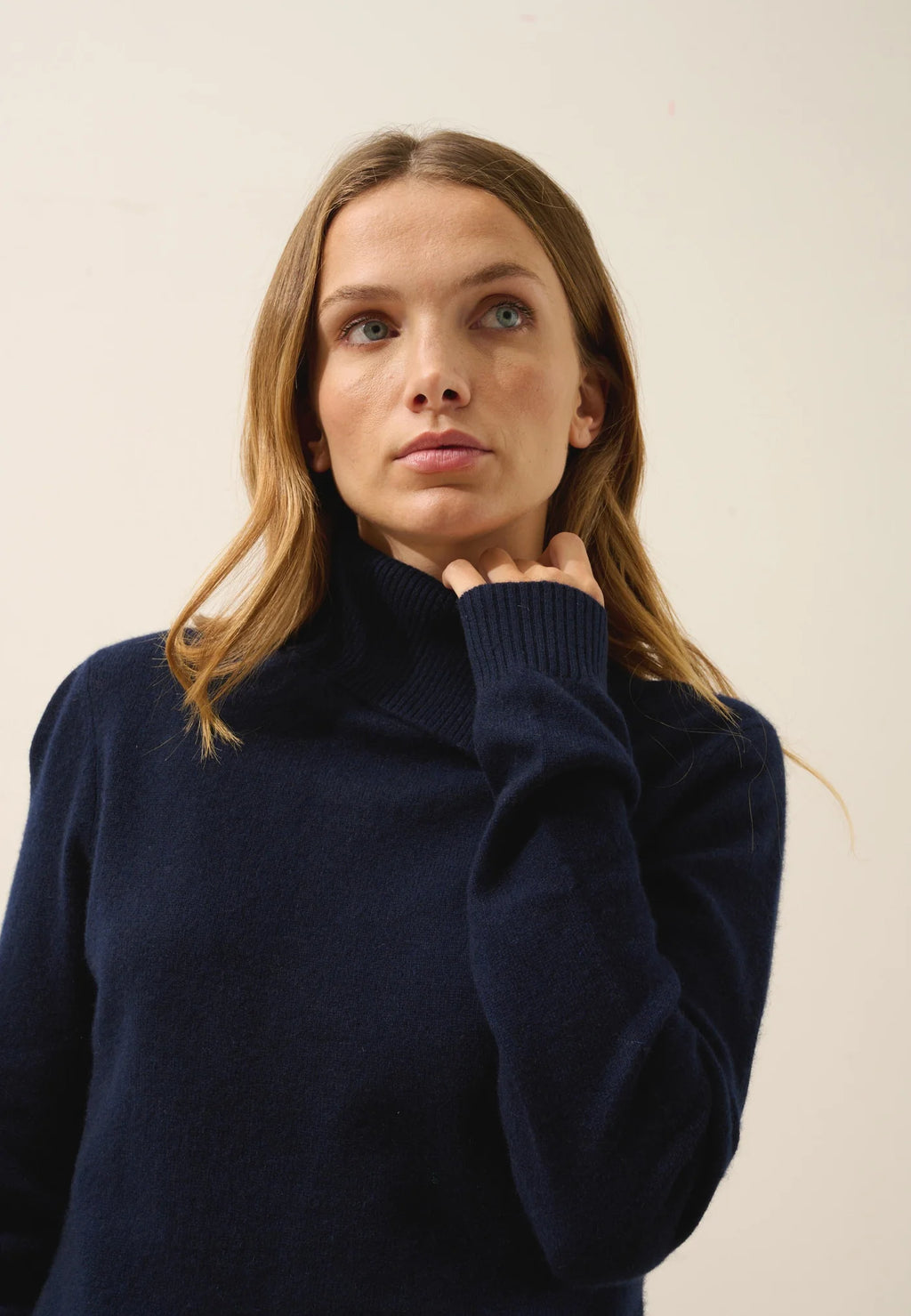 Jersey Cuello Vuelto Abotonado - Dundee - Navy