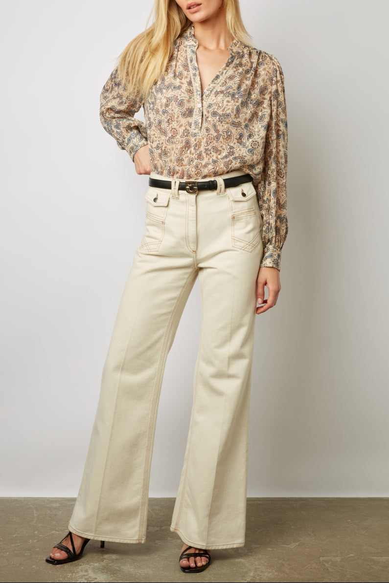 Clarisse Blouse - Natural