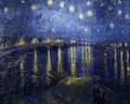 Broderie Point De Croix - Van Gogh Nuit Etoilée Sur Le Rhone