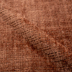 Pulpy - Lot De 2 Chaises En Velours Chenillé Terracotta Et Métal Noir