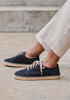 Espadrilles Raymond - Suède Marine - Homme