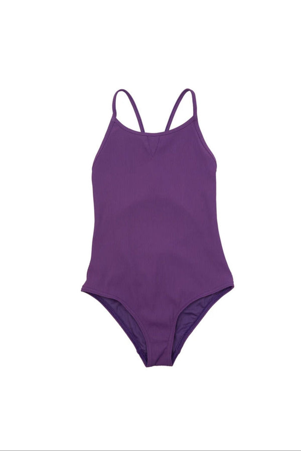 Maillot De Bain Fille 1 Pièce - Jenna - Burgundy