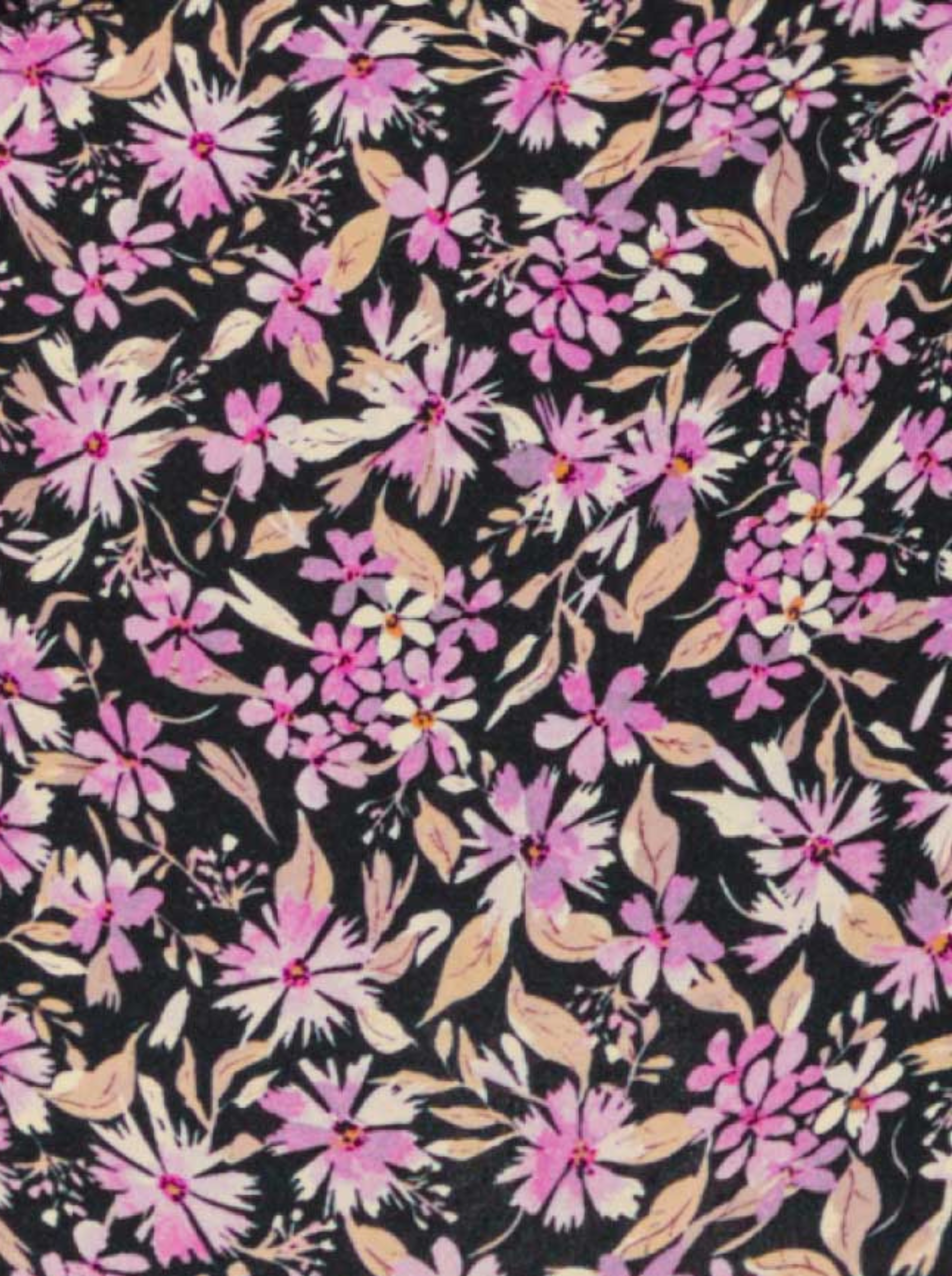 Ruched Triangle Swim Purple Flowers