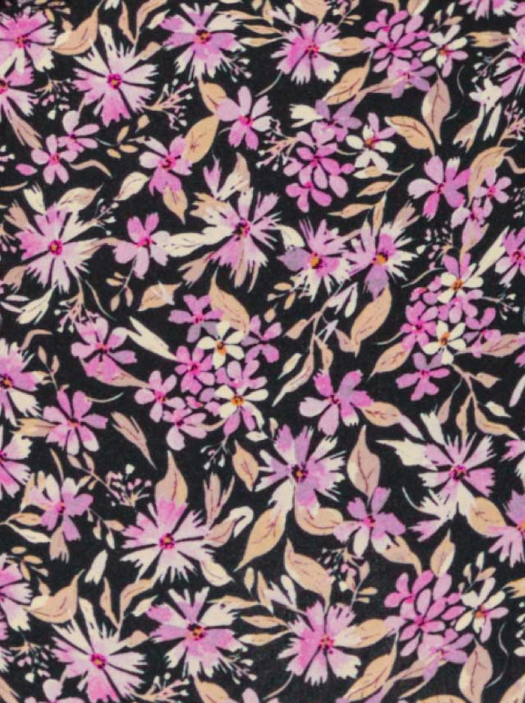 Tanga Swim Purple Flowers
