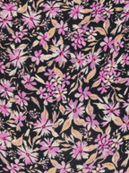 Culotte Nouée Swim Purple Flowers