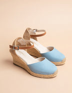 Dolce Vita Bride Medium Heel Espadrilles - Blue - Women