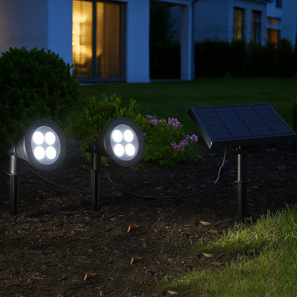 Family Spiky - Spot Solaire - Plastique - Noir