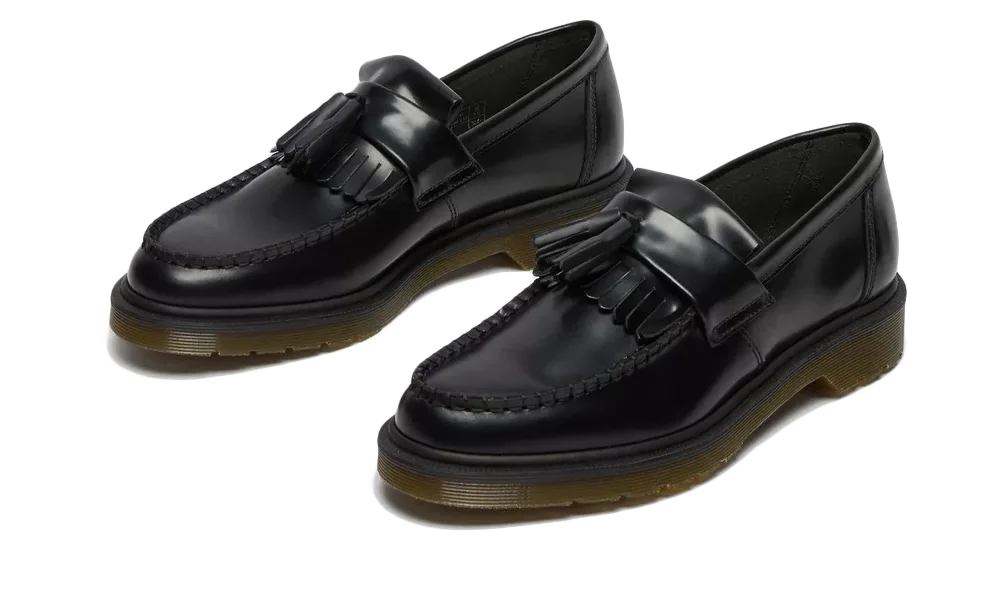 Dr. Martens - Adrian Tassel Loafer Black Smooth - Noir