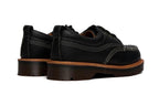 Dr. Martens - Lowell 4 Eye Shoe Black Wild Grain - Noir