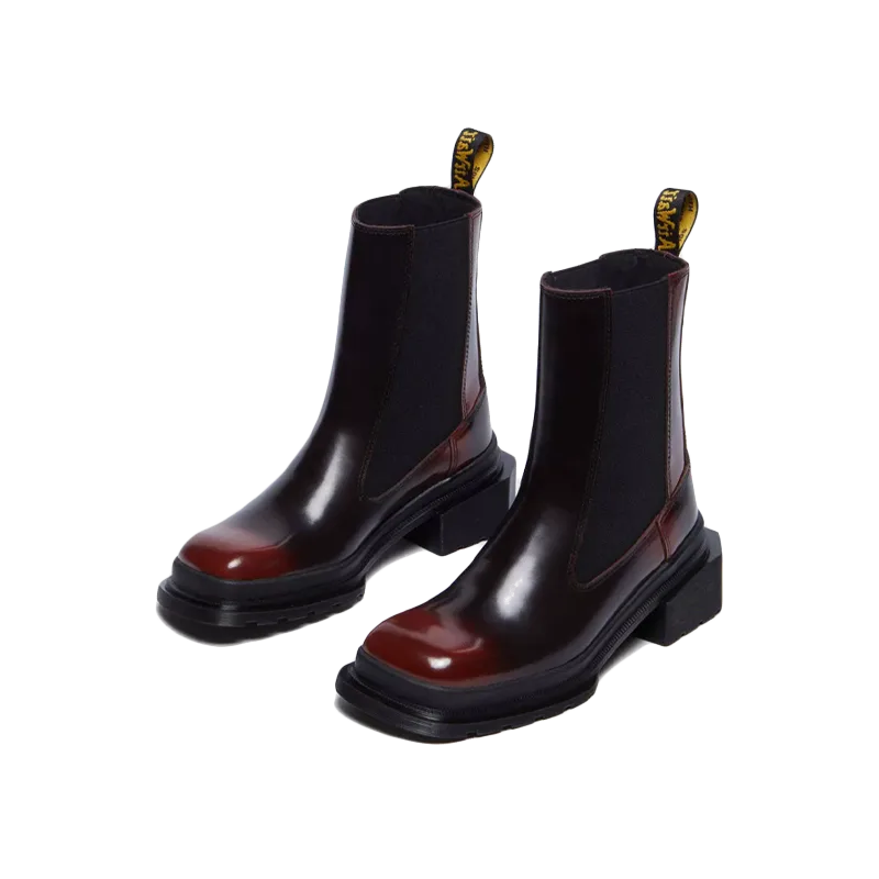 Dr. Martens - Maybole Chelsea Boot Cherry Red Arcadia - Noir