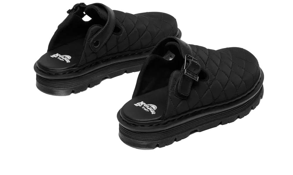 Dr. Martens - Zebzag Mule Black Econyl Woven Wr+Grizzly - Negro