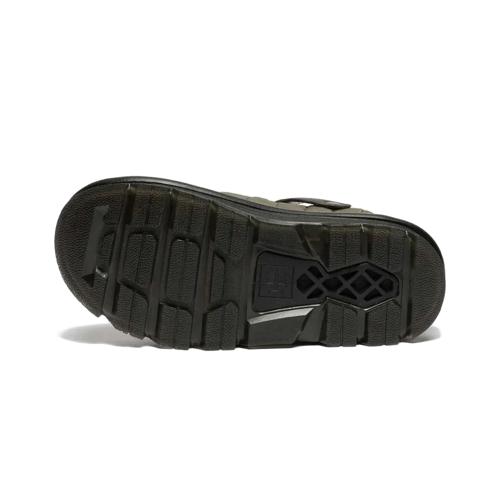 Dr. Martens - Chaussures Zebzag Mule Dms Olive Econyl Woven Wr+Grizzly - Vert