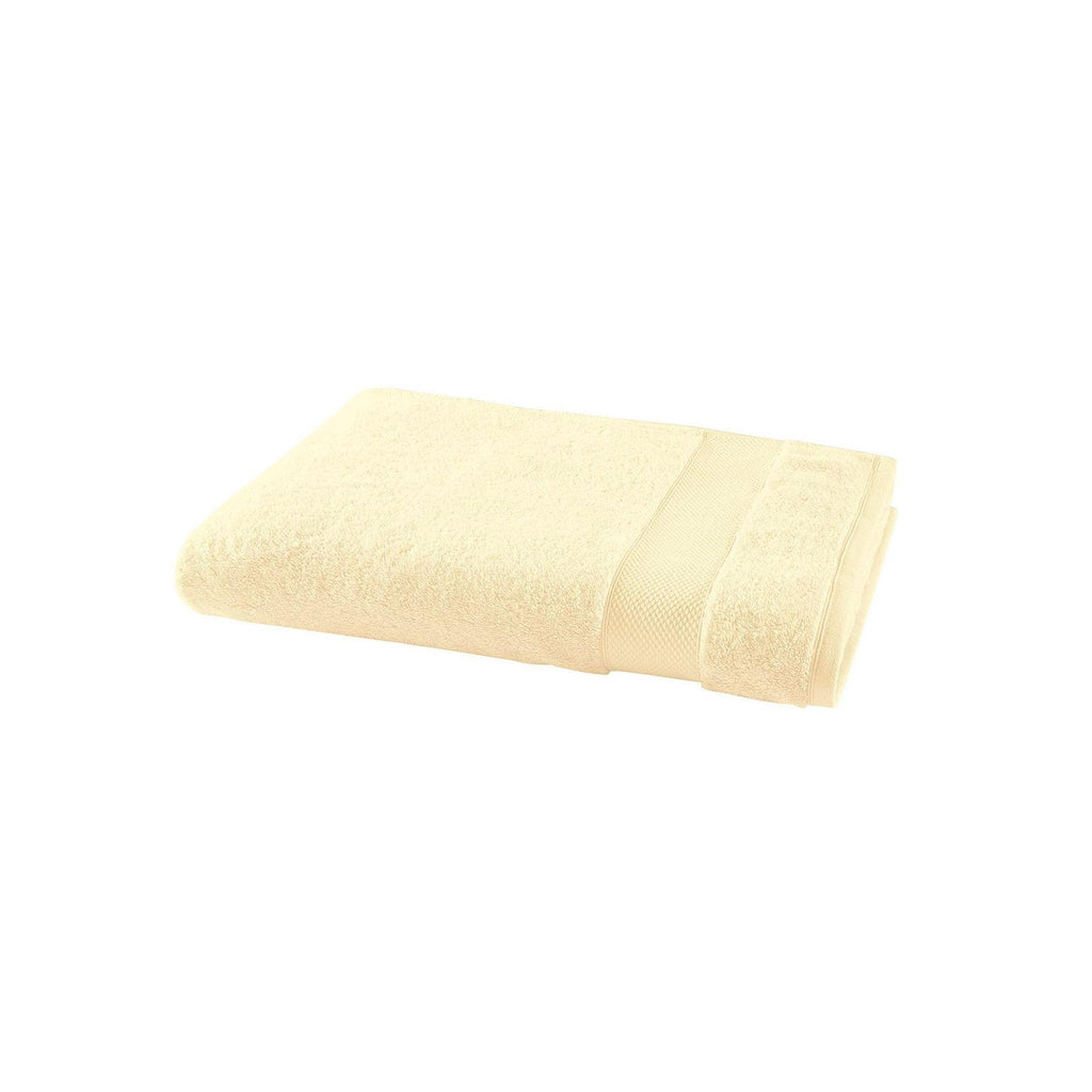 Éponge Unie - Drap de Douche - Jaune Clair