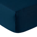 Washed Linen - Fitted Sheet - Midnight Blue