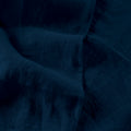 Washed Linen - Flat Sheet - Midnight Blue
