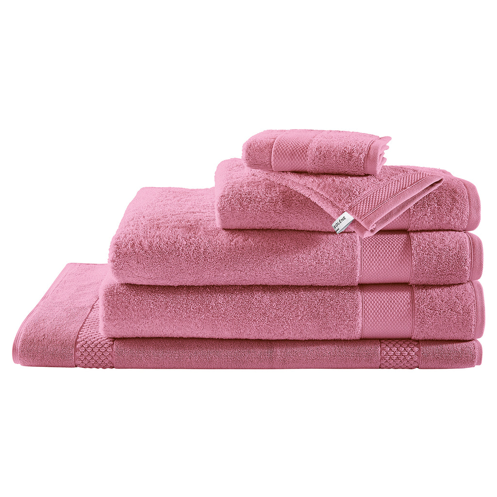Éponge Unie - Drap de Bain - Blush