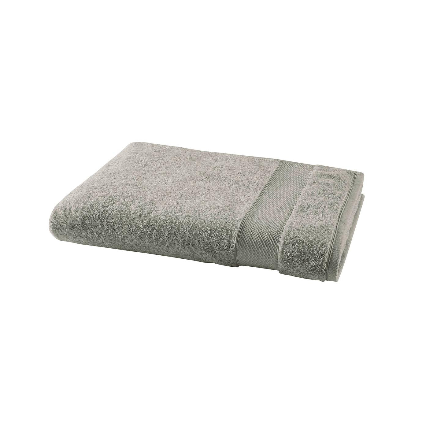 Rizo Liso - Toalla de Baño - Verde Grisáceo