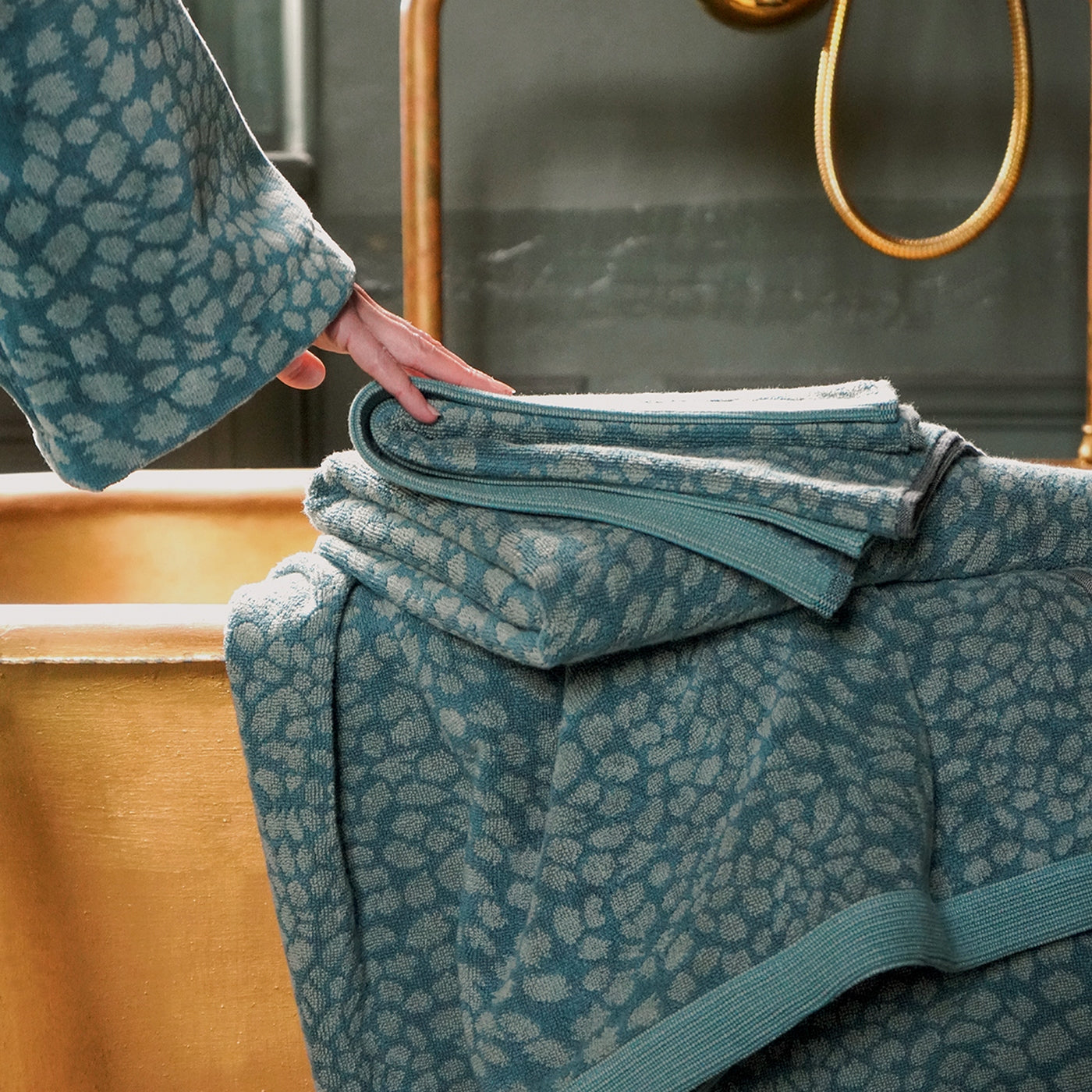 Imaginaire - Bath Towel - Duck Green