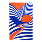 Lointain - Beach Towel - Blue