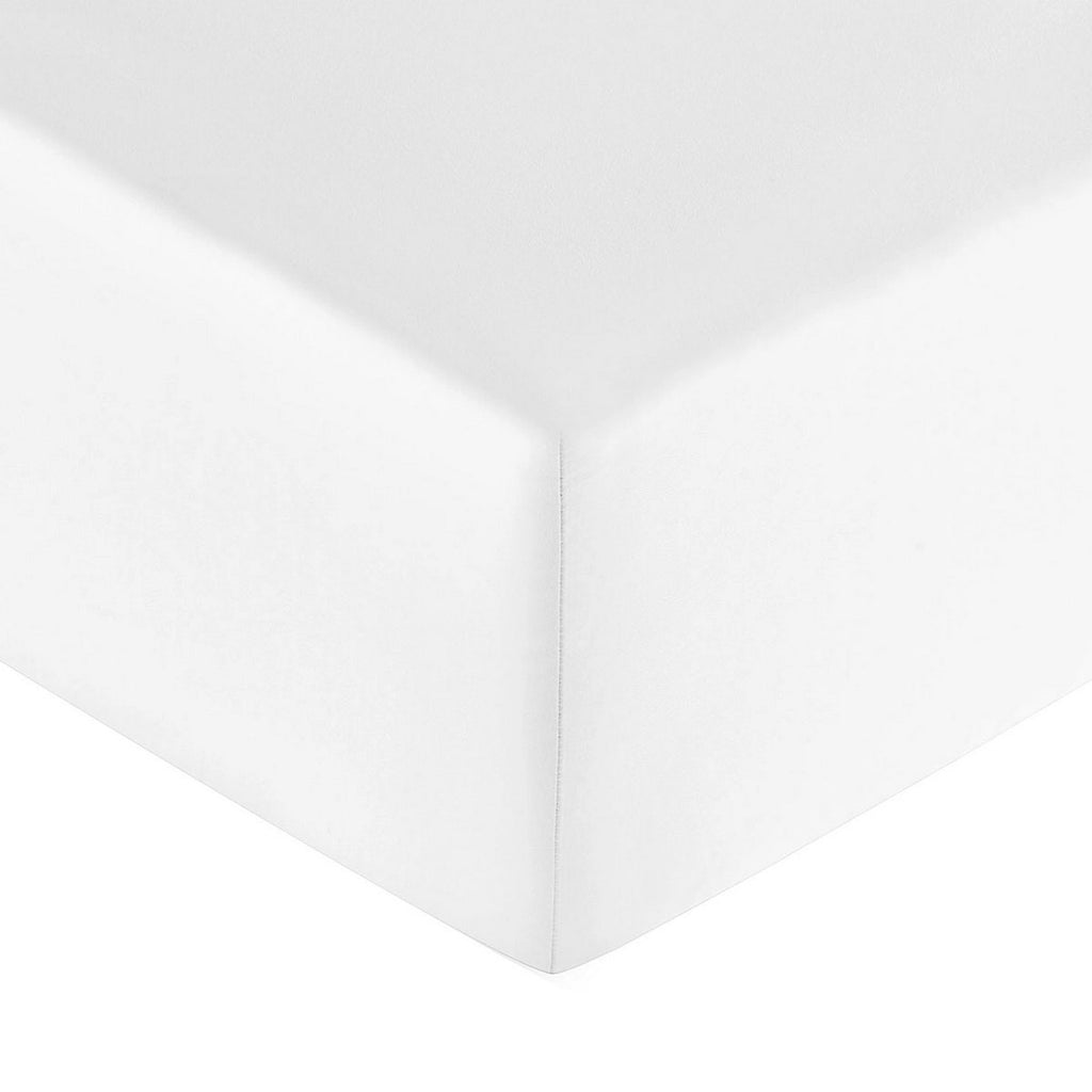 Satin Uni - Drap Housse - Blanc
