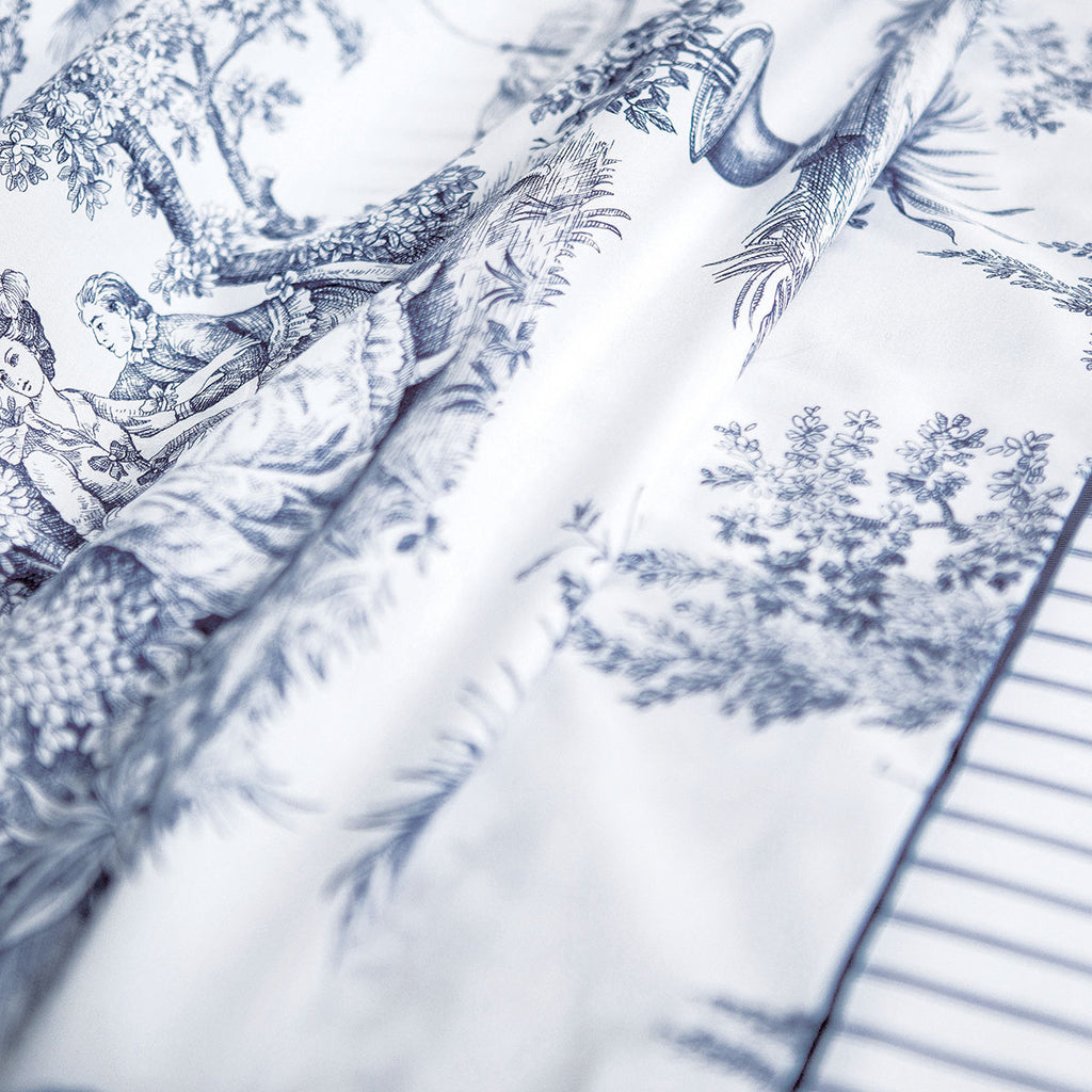 Galante - Flat Sheet - Navy Blue