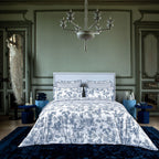Galante - Flat Sheet - Navy Blue