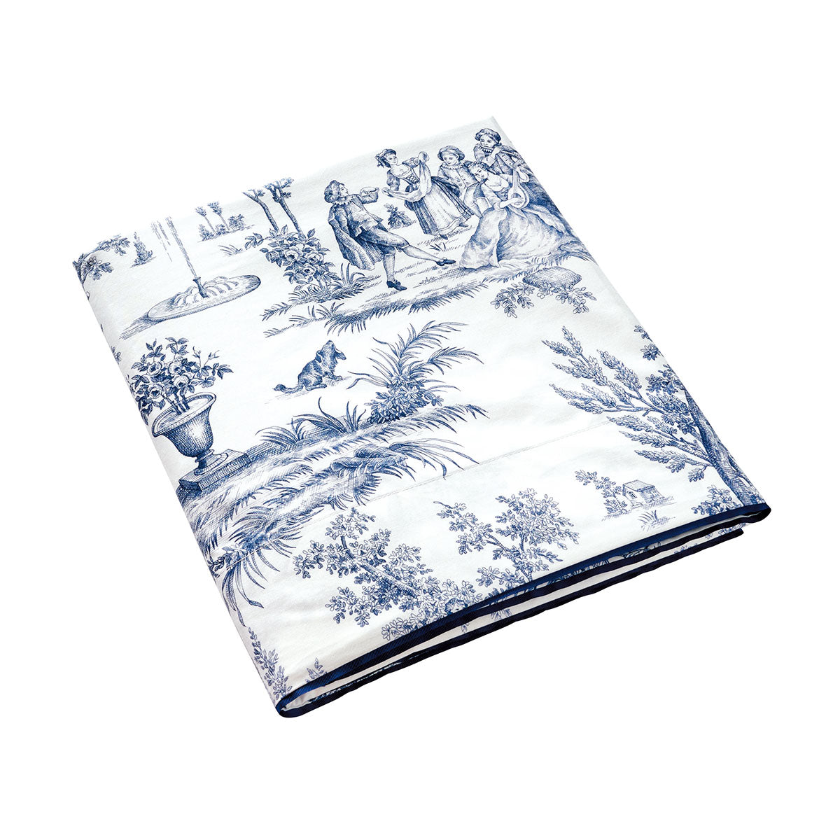 Galante - Flat Sheet - Navy Blue