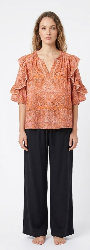Blusa Dubno - Salmón