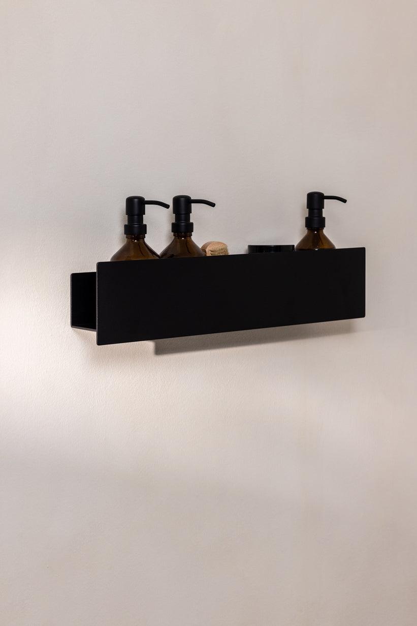 SHEA connection to Aluminum with two bottles for Duschgel and Pflegeprodukte, ideal for Bad and Dusche.