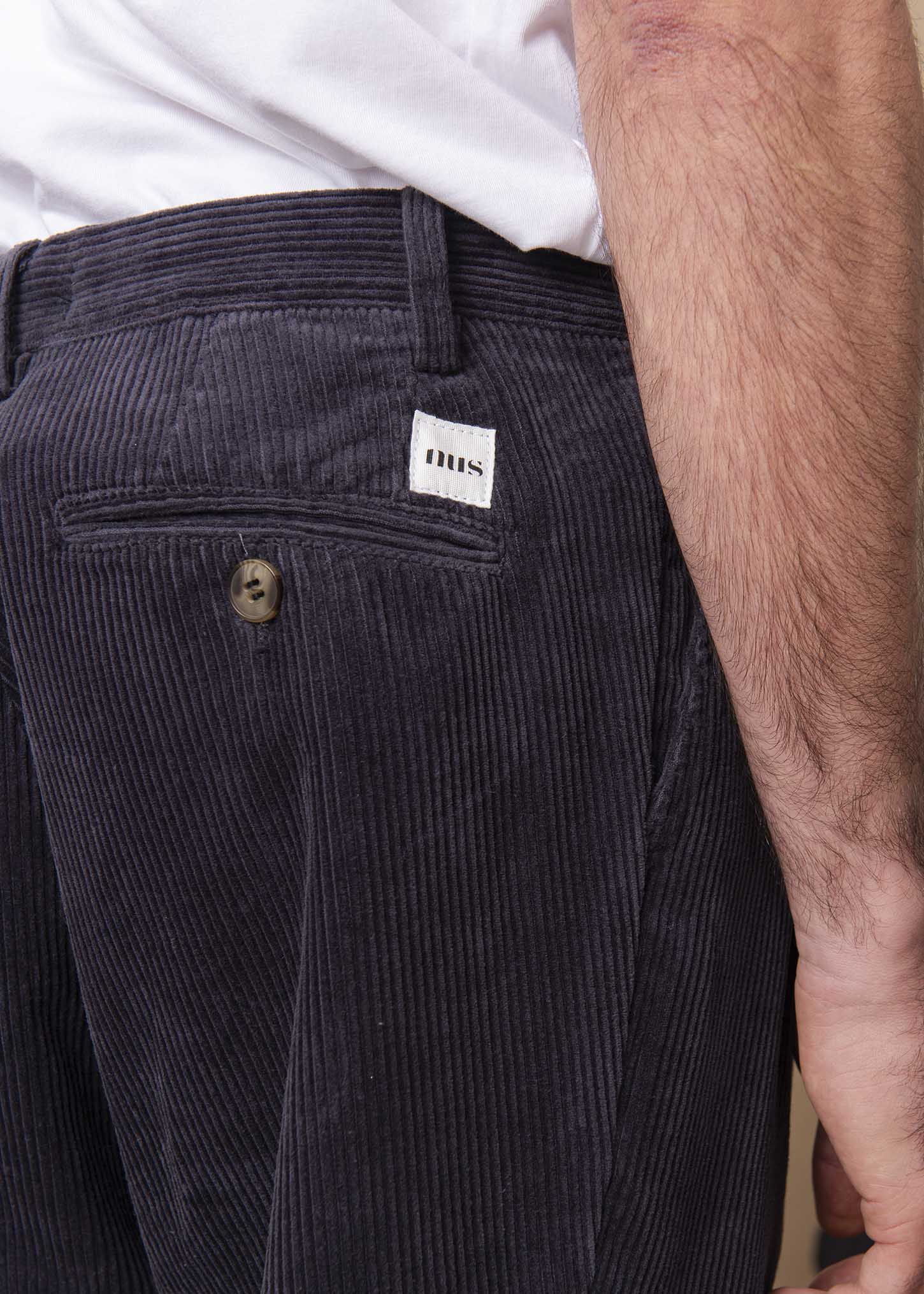 Pantalón Pessac Terciopelo Marino