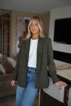 Veste Suédée Marylin - Kaki