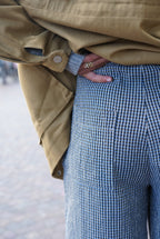 Pantalon Nestor Vichy Bleu
