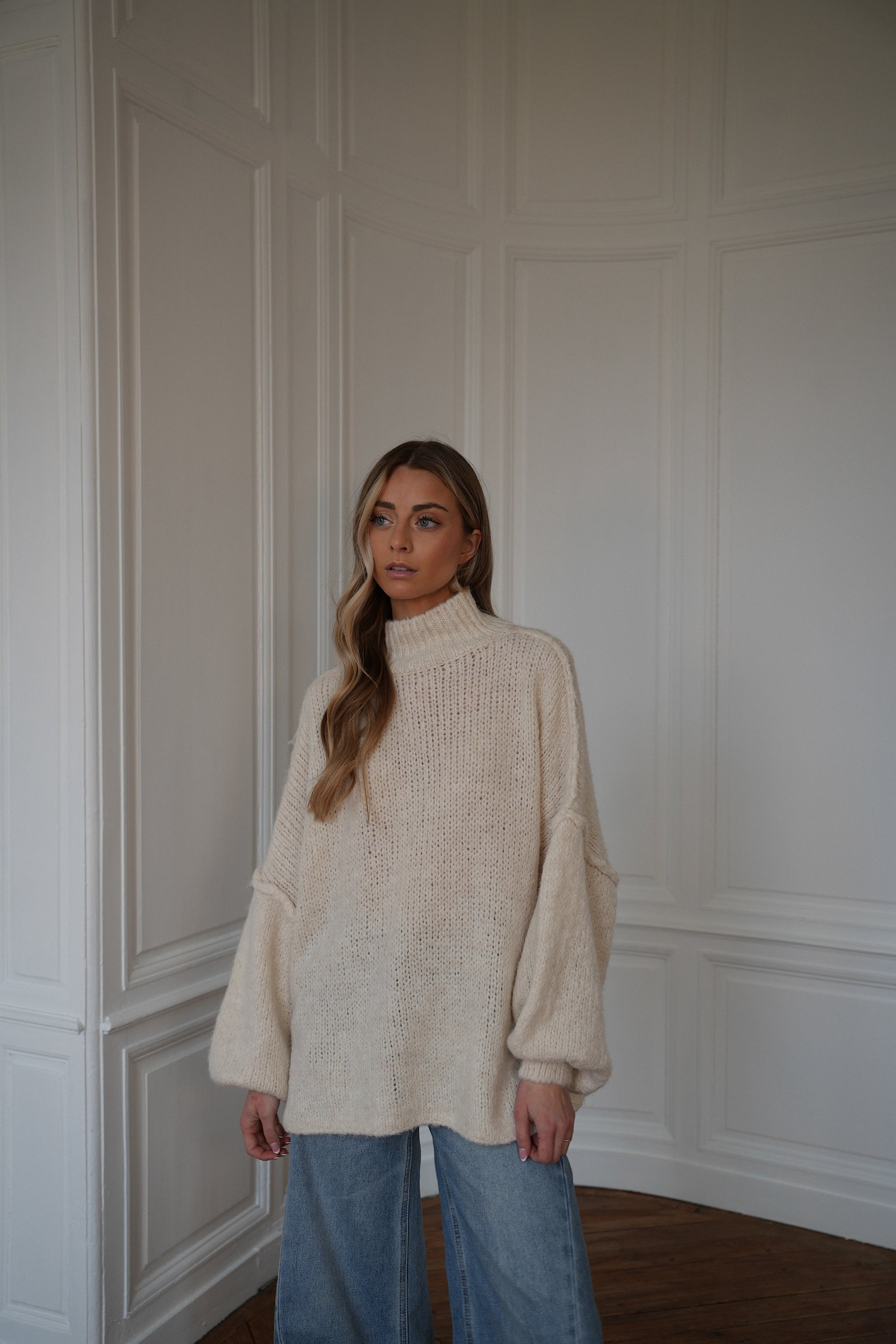 Jersey Suelto Liliane - Crema