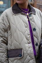 Veste Augustine Matelassé Beige