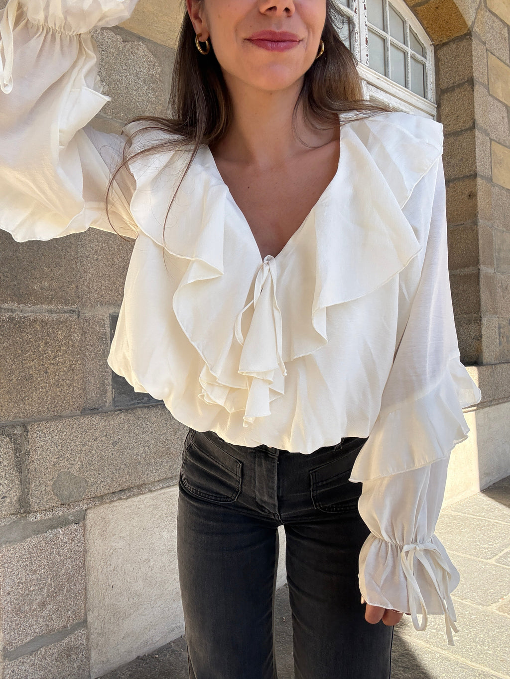 Iris Blouse Ecru
