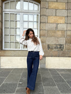 Blusa de algodón Rose