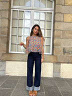 Vaqueros Loane de denim crudo