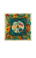 Green Peacelove Scarf