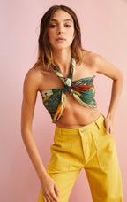 Green Peacelove Scarf