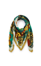 Green Peacelove Scarf